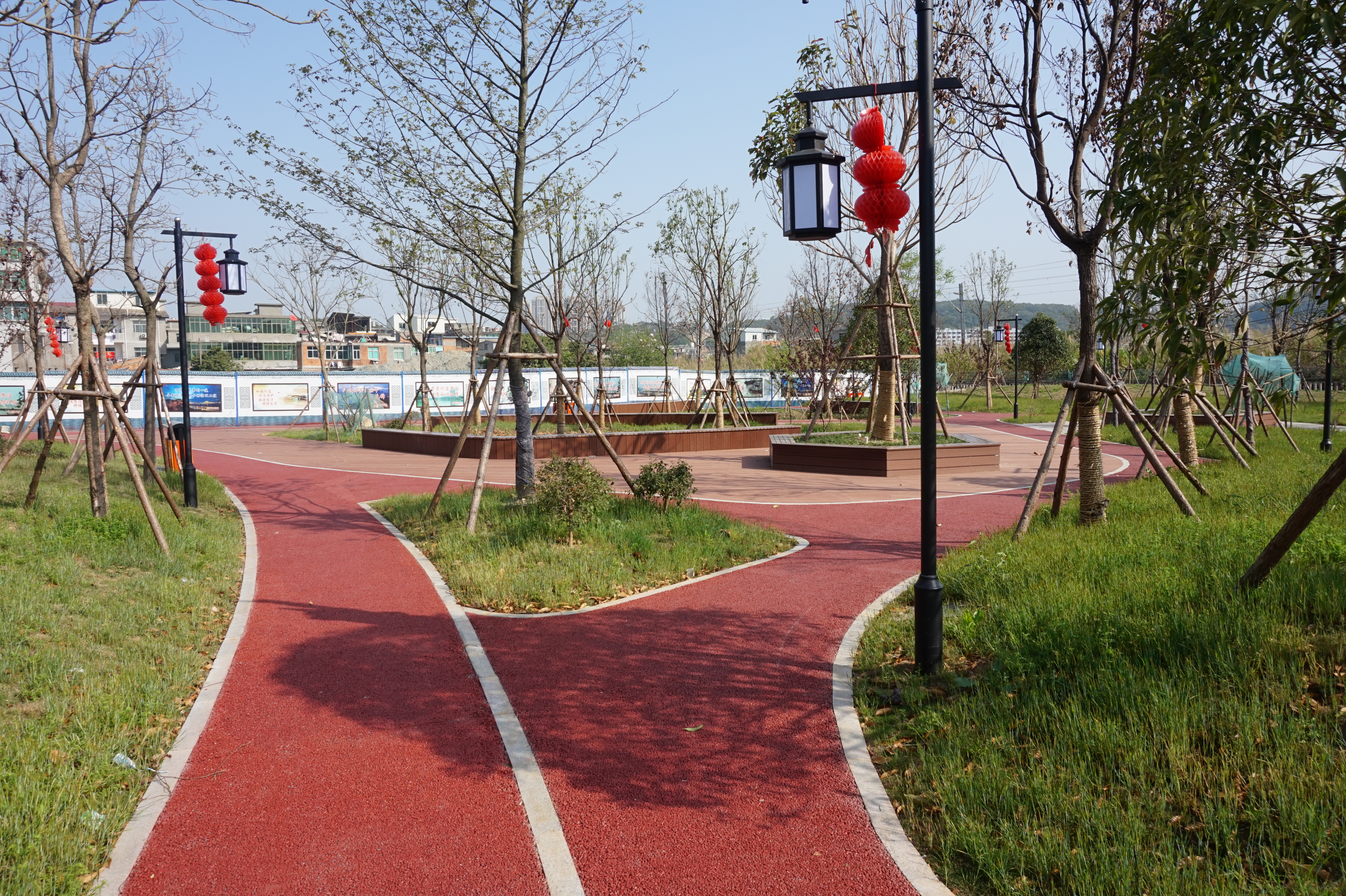 仓山浚边河串珠公园